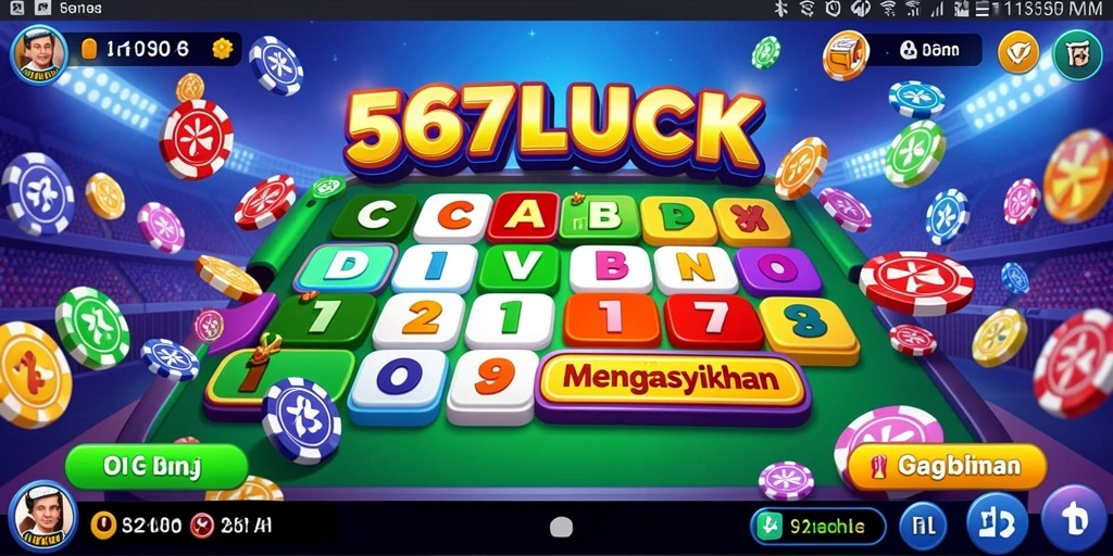 Tampilan menarik dari gameplay Bingo di 567LUCK