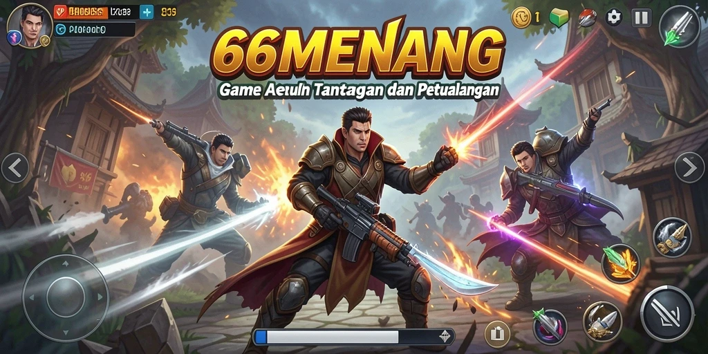 Screenshot gameplay yang menampilkan aksi seru di 66MENANG.