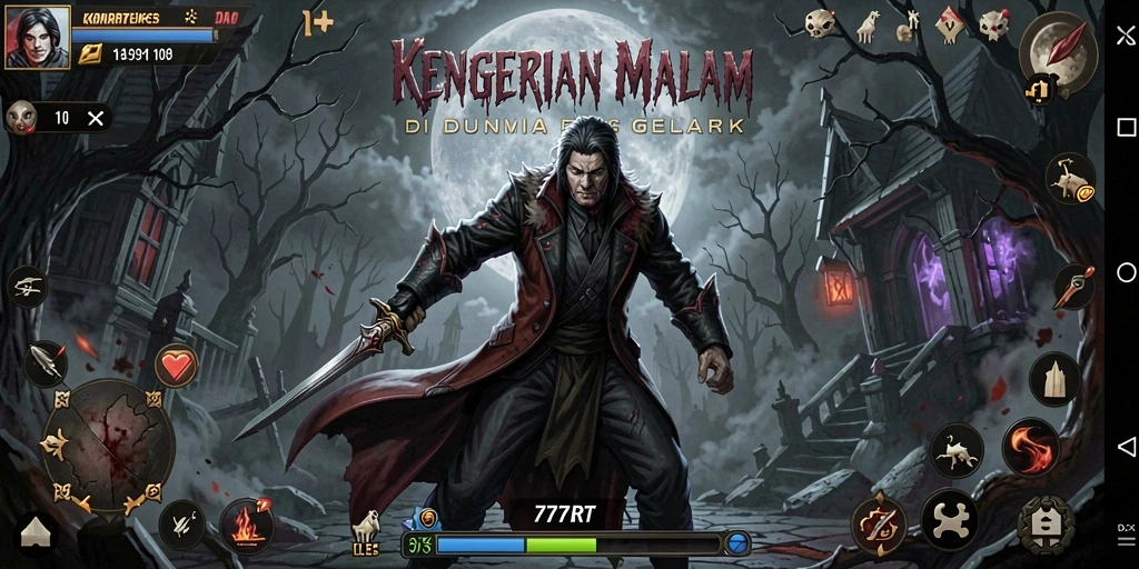 Screenshot gameplay yang menampilkan momen menegangkan di <strong>777RT</strong>.