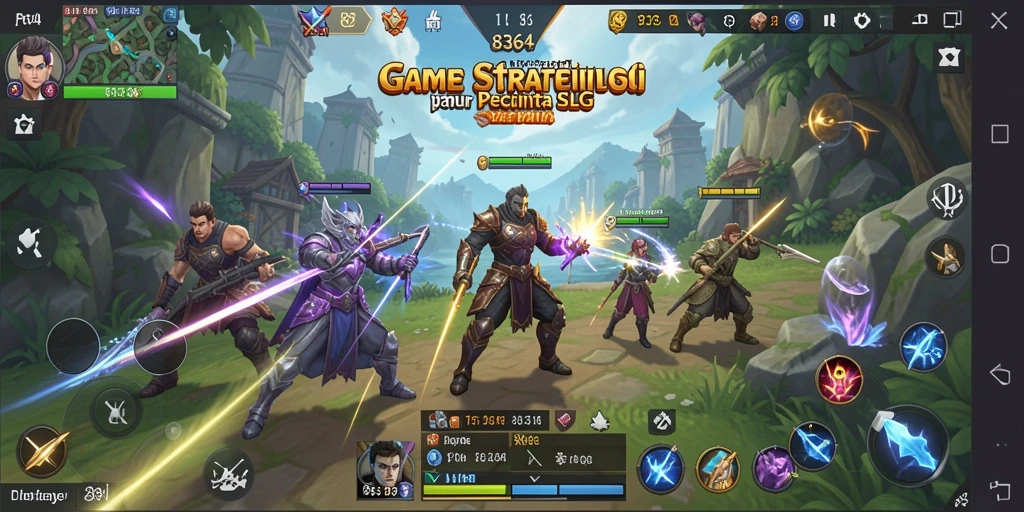 Tampilan gameplay menarik dari 8364 dengan aksi strategi yang seru.