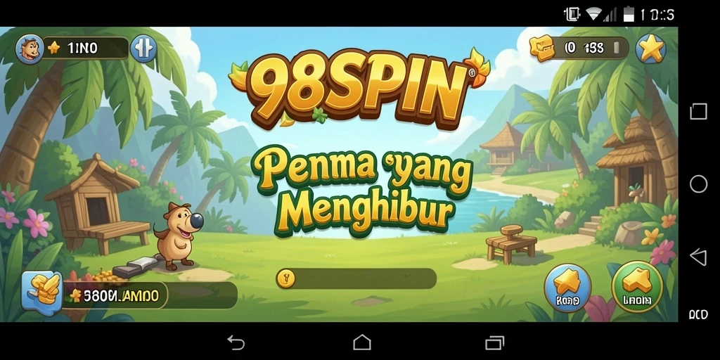 Tangkapan layar 98SPIN menampilkan gameplay yang menyenangkan dan interaktif.