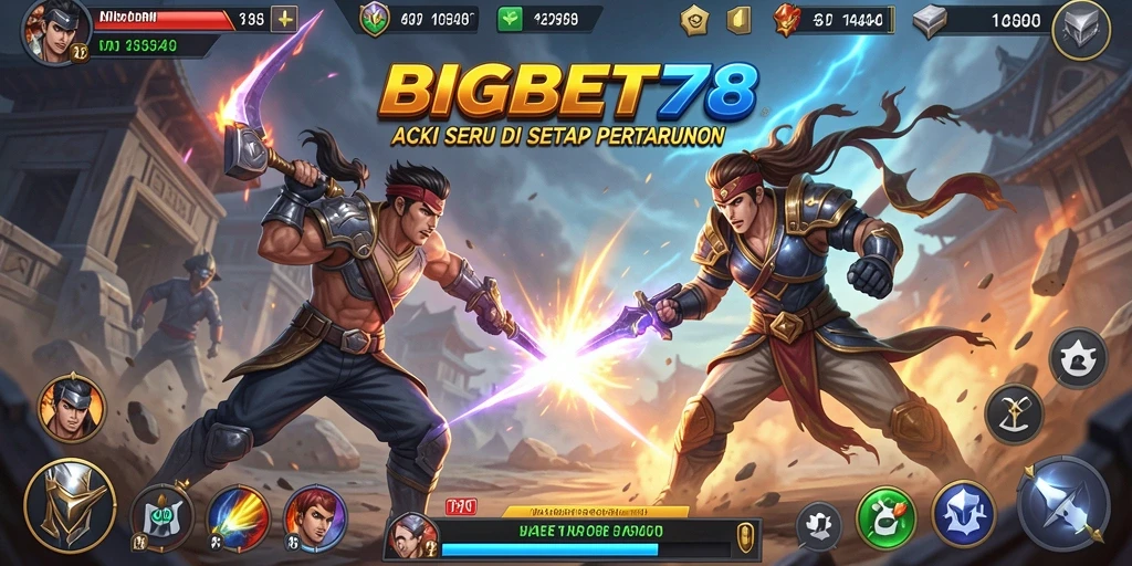 Screenshot gameplay BIGBET78 yang menampilkan aksi mendebarkan.