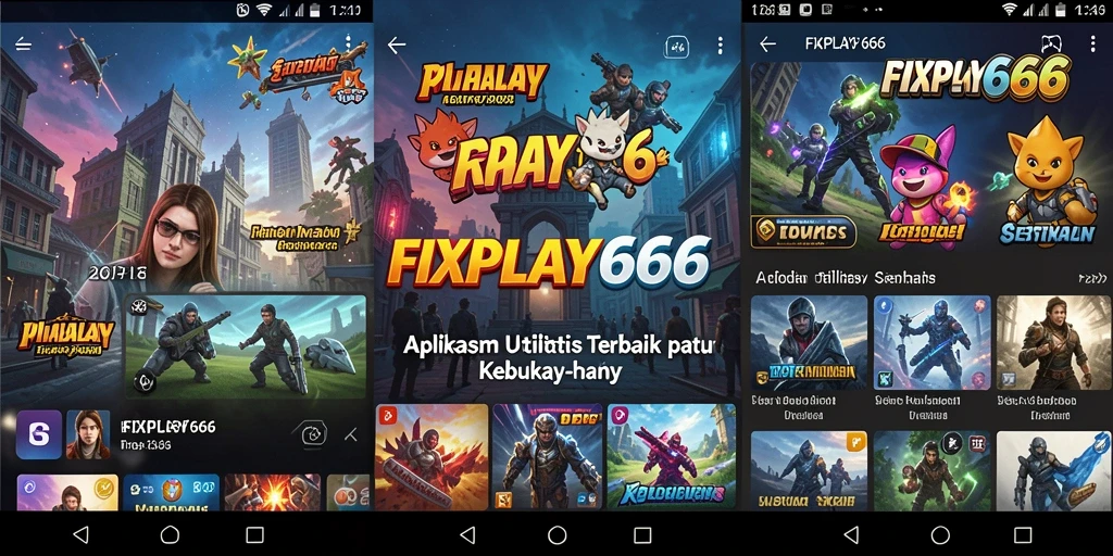 Tampilan antarmuka FIXPLAY666 yang intuitif dan mudah digunakan.