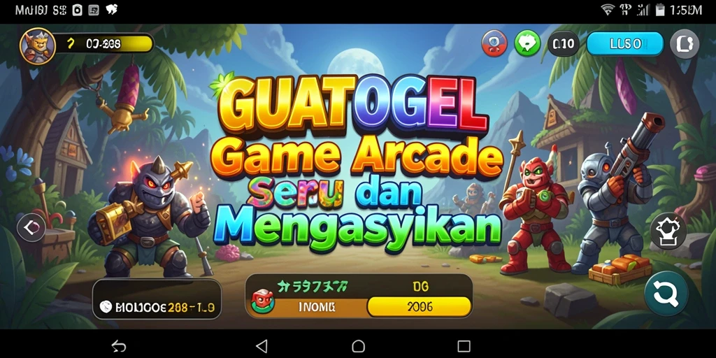Tampilan gameplay seru GUATOGEL di layar smartphone.