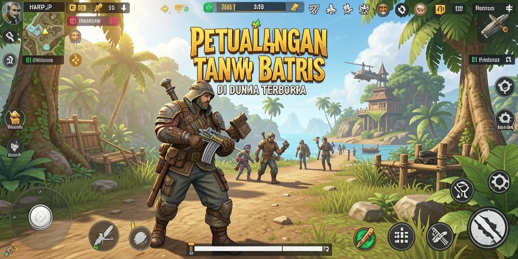 Tangkapan layar dari gameplay fantastis di dunia terbuka HARAPJP.