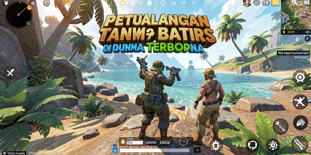 Tampilan gameplay yang menakjubkan dari ID66 di dunia terbuka.