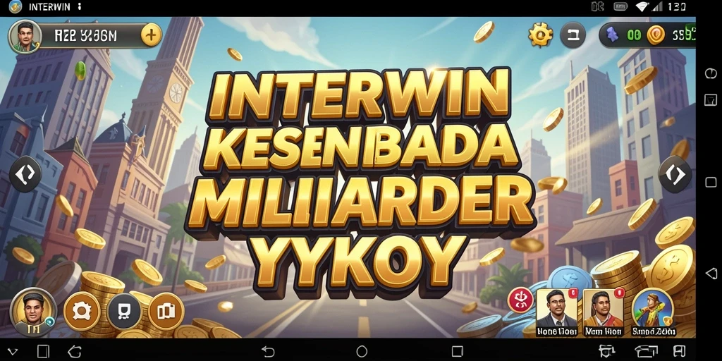 Tampilan gameplay INTERWIN yang seru dan interaktif.