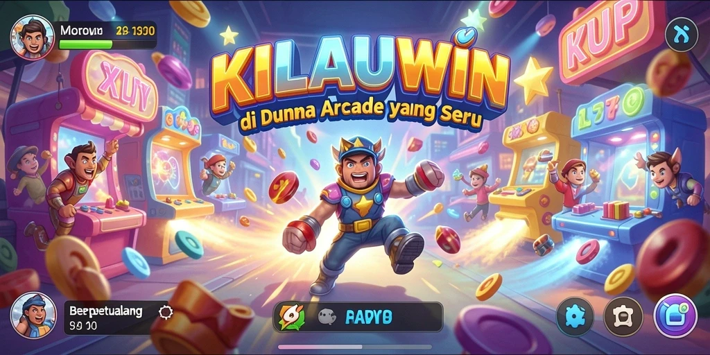 Tampilan gameplay KILAUWIN yang penuh warna dan adiktif.