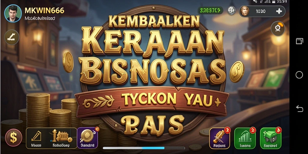 Tampilan menakjubkan dari gameplay MKWIN666 yang penuh strategi Tycoon.