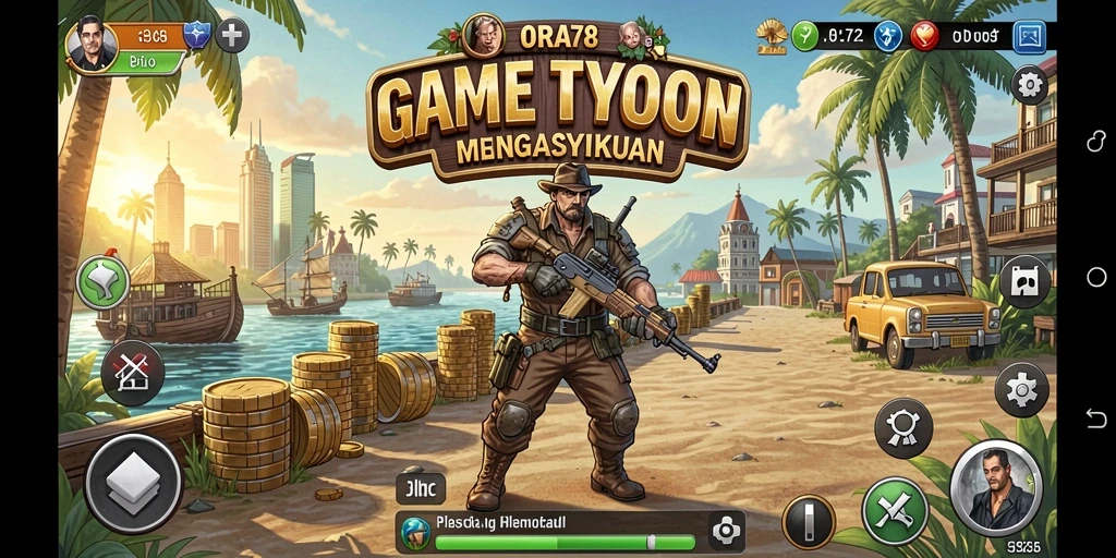 Tampilan menarik dari gameplay ORA78 yang menantang dan menarik.