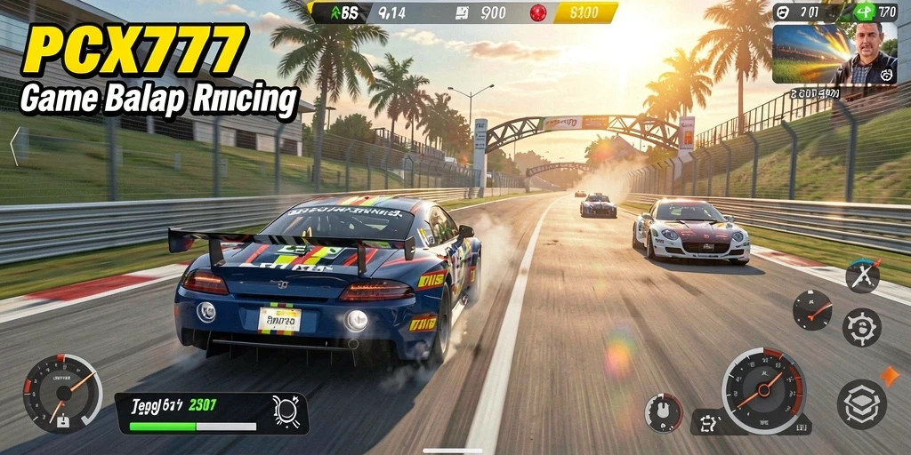 Tampilan menarik dari gameplay PCX777 yang seru dan kompetitif.