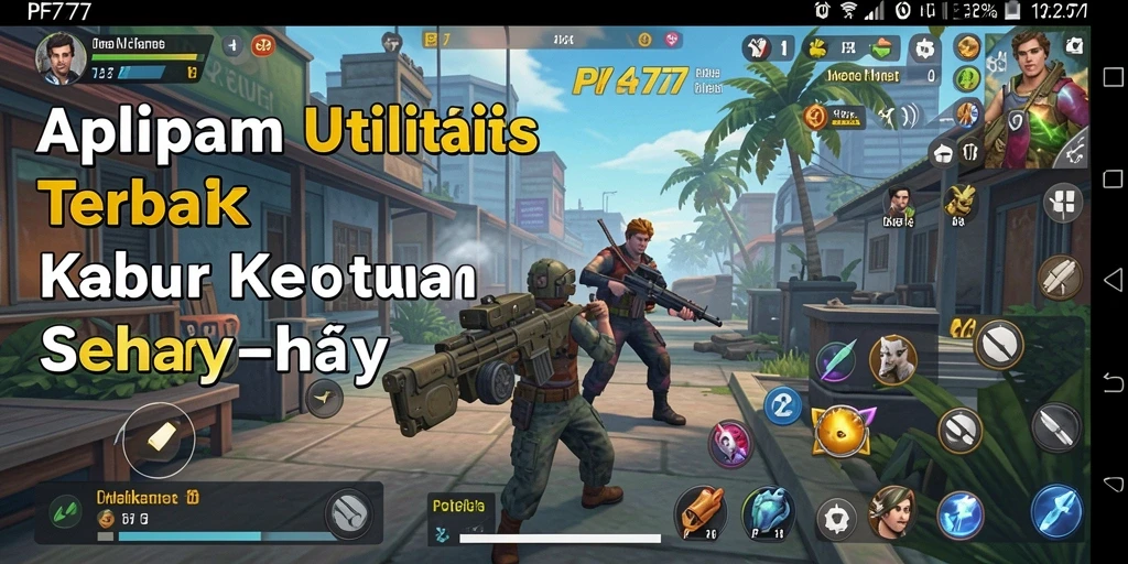 Tampilan antarmuka PF777 yang intuitif dan modern.