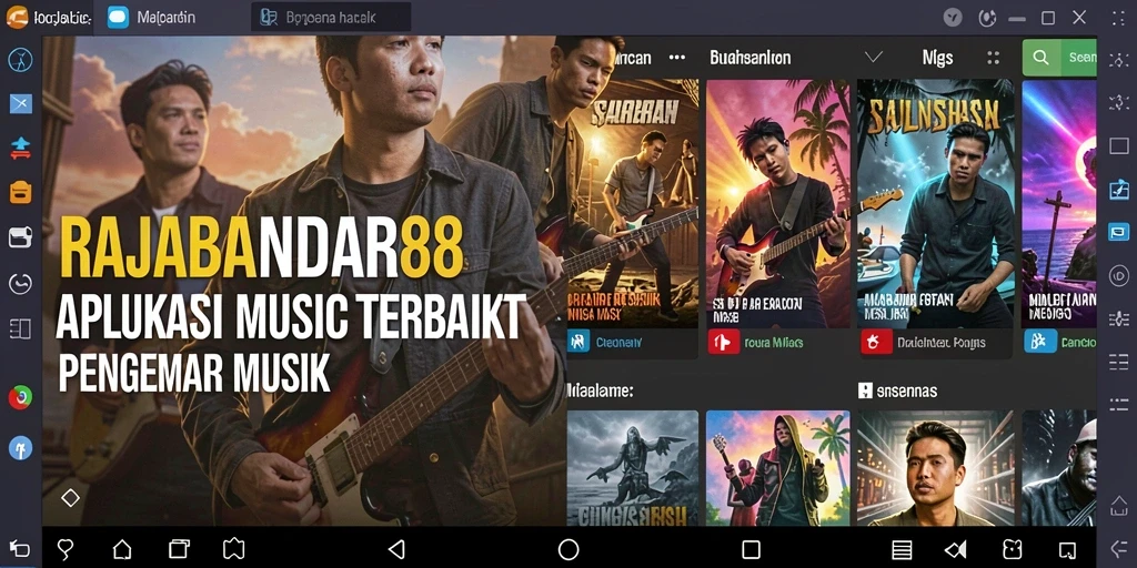 Tampilan gameplay musik RAJABANDAR88 yang menarik.