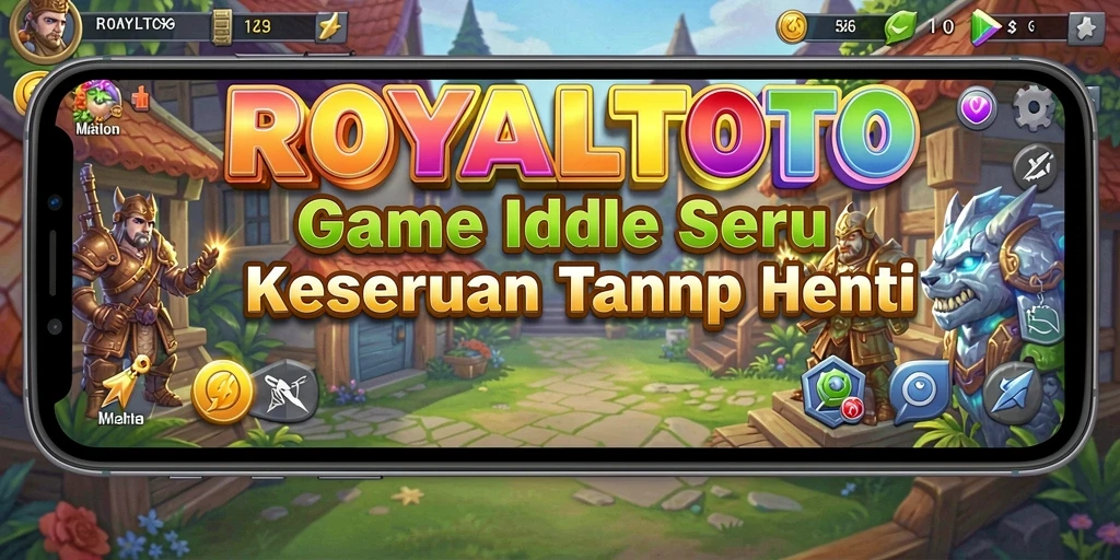Screenshot gameplay ROYALTOTO menampilkan keseruan bermain Idle yang santai.