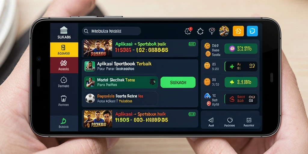 Tampilan utama gameplay Sportsbook di SUKA86 yang menarik.