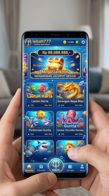Screenshot aplikasi menunjukkan kemudahan navigasi di lebah777.
